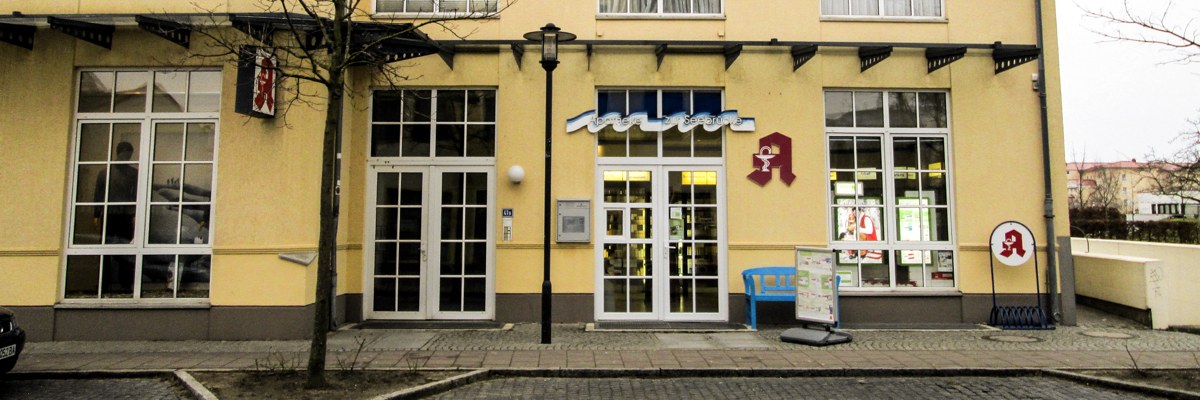 Außenansicht der Apotheke