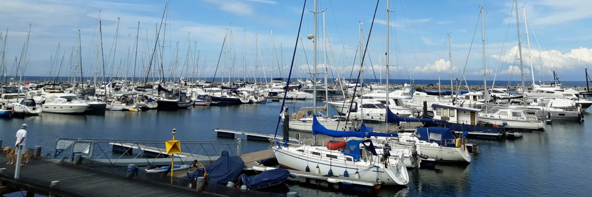 Blick auf die Marina Kühlungsborn